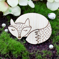 Large Handmade Lovely Fox Charms / Pendants